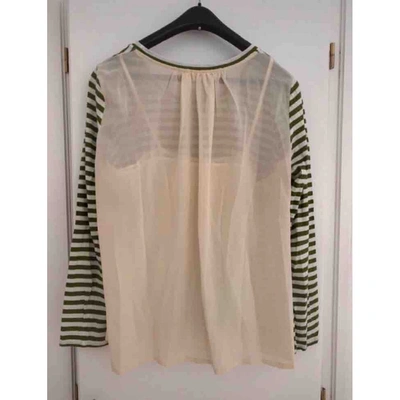 Pre-owned Jucca Green Cotton  Top