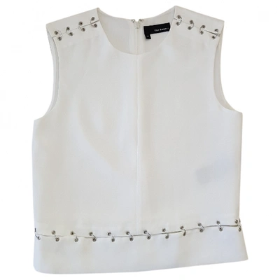 Pre-owned The Kooples Vest In White