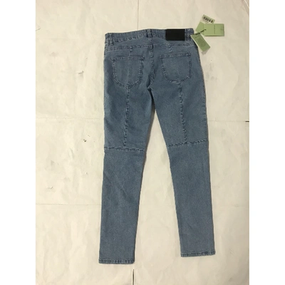 Pre-owned Pierre Balmain Slim Jeans In Blue