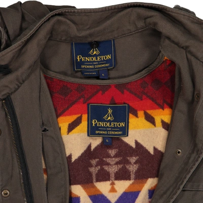 Pre-owned Pendleton Khaki Cotton Jacket