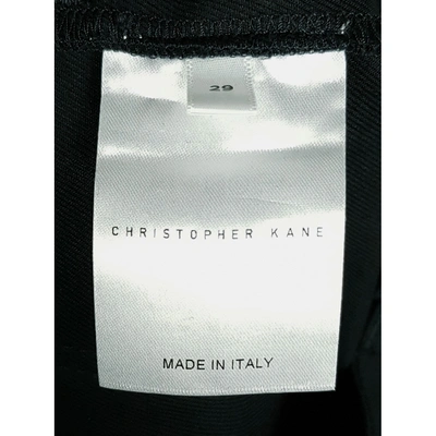 Pre-owned Christopher Kane Short Jeans In Black