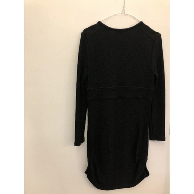 Pre-owned Iro Wool Mid-length Dress In Black