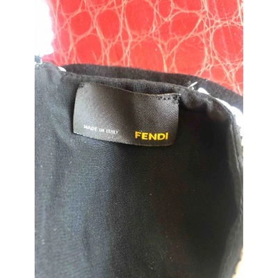 Pre-owned Fendi Wool Mini Short In Multicolour