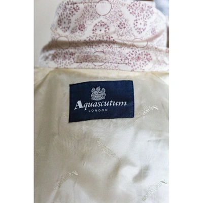 Pre-owned Aquascutum Coat In Pink