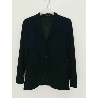 Pre-owned Theory Wool Blazer In Blue