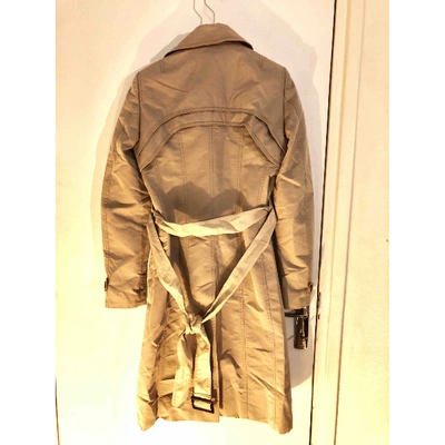 Pre-owned Gucci Camel Cotton Trench Coat