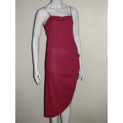 Pre-owned Halston Heritage Dress In Pink