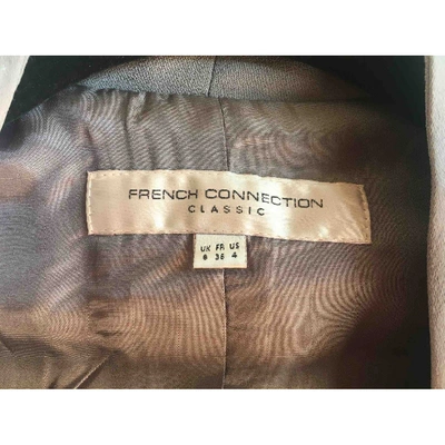 Pre-owned French Connection Suit Jacket In Purple