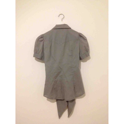Pre-owned French Connection Grey Cotton Top