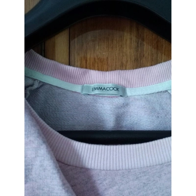 Pre-owned Emma Cook Pink Cotton Knitwear