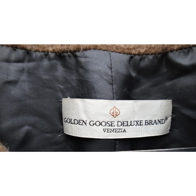 Pre-owned Golden Goose Wool Coat In Beige