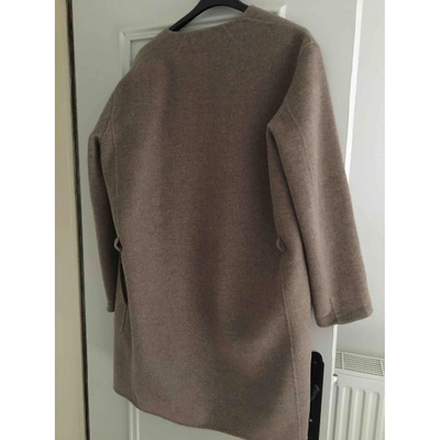 Pre-owned Vanessa Bruno Beige Cashmere Coat