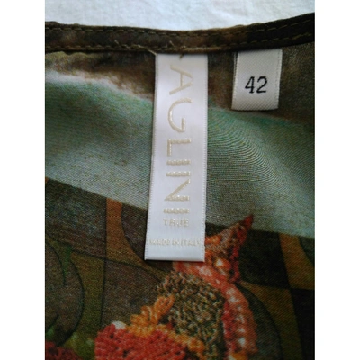 Pre-owned Aglini Multicolour Polyester Top