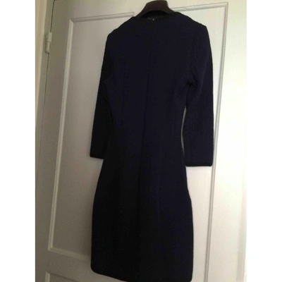 Pre-owned Petit Bateau Mid-length Dress In Navy