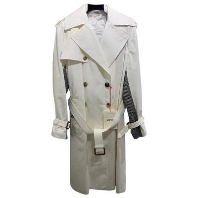 Pre-owned Alexander Mcqueen Cotton Coat