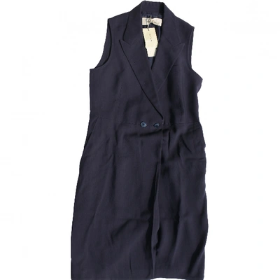 PAUL SMITH Pre-owned Wool Mid-length Dress In Blue