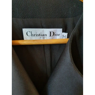 Pre-owned Dior Black Wool Jacket