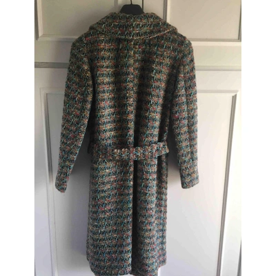 Pre-owned M Missoni Wool Coat In Multicolour