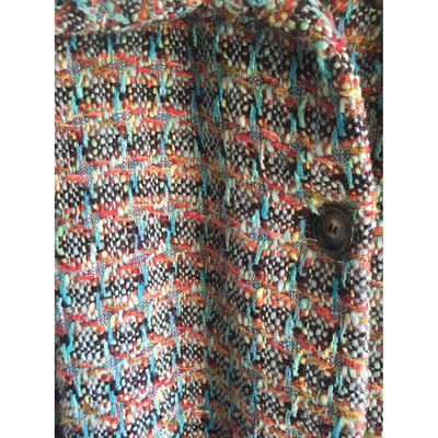 Pre-owned M Missoni Wool Coat In Multicolour