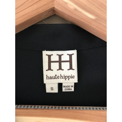 Pre-owned Haute Hippie Silk Jumpsuit In Black