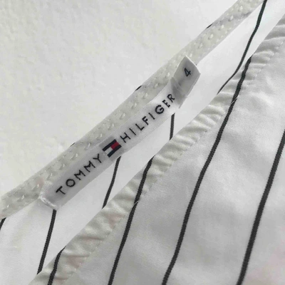 Pre-owned Tommy Hilfiger White Cotton Top