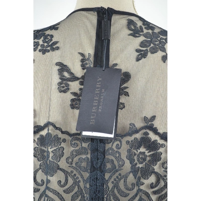 Pre-owned Burberry Lace Blouse In Black