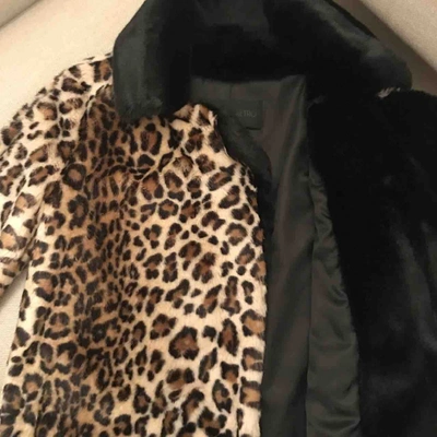 Pre-owned American Retro Faux Fur Coat