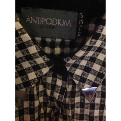 Pre-owned Antipodium Black Cotton Dress