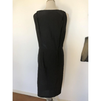 Pre-owned Dries Van Noten Mid-length Dress In Black