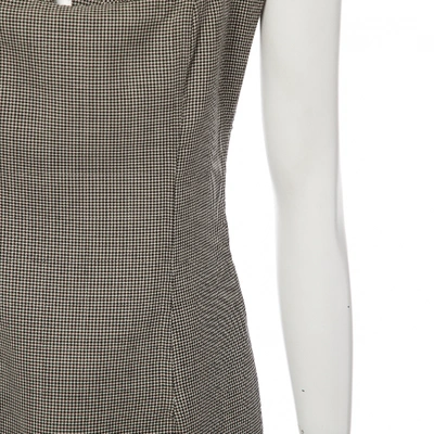 Pre-owned Valentino Wool Mini Dress In Grey