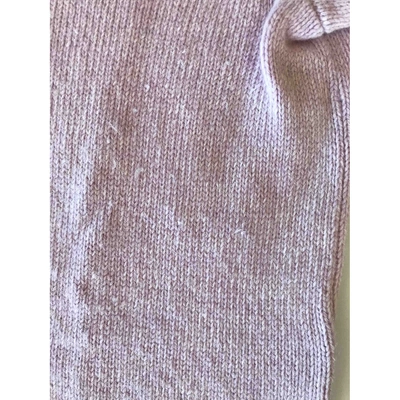 Pre-owned Barrie Cashmere Jumper In Purple