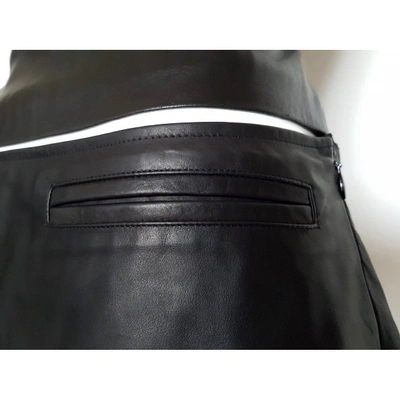 Pre-owned Rabanne Wool Mini Skirt In Black