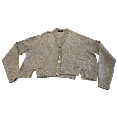 Pre-owned Dolce & Gabbana Cashmere Cardigan In Grey