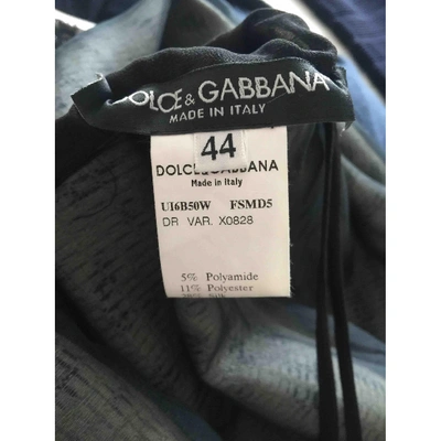Pre-owned Dolce & Gabbana Metallic Dress