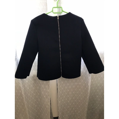Pre-owned Sandro Navy Polyester Top