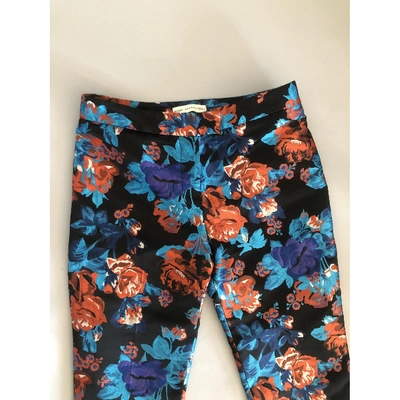Pre-owned Mary Katrantzou Straight Pants In Multicolour