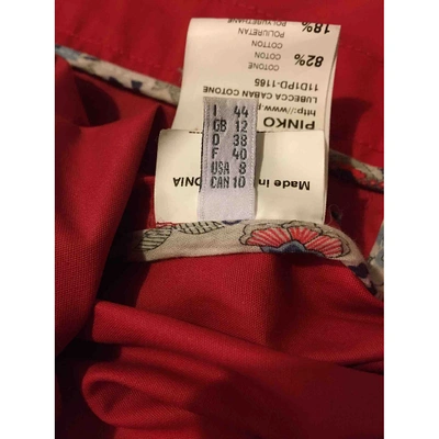 Pre-owned Pinko Jacket In Red