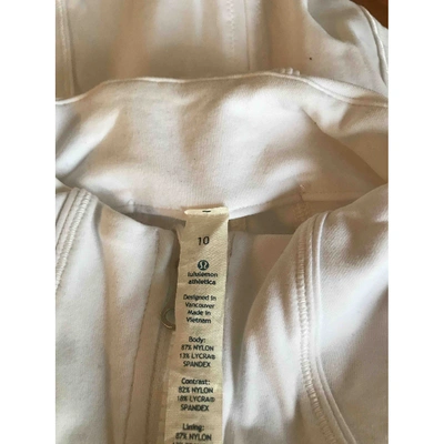 Pre-owned Lululemon White Jacket