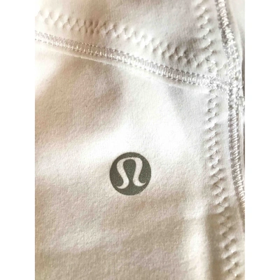 Pre-owned Lululemon White Jacket