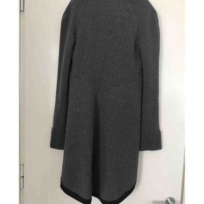 Pre-owned Chanel Wool Mid-length Dress In Grey