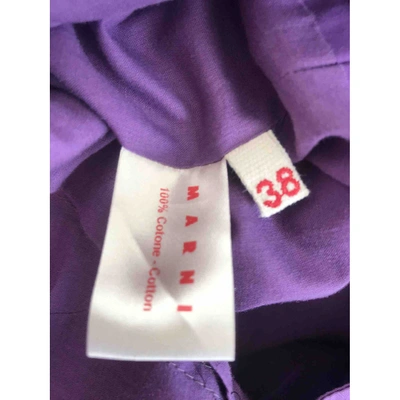 Pre-owned Marni Mid-length Dress In Purple