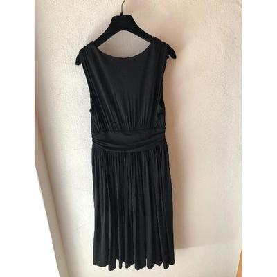 Pre-owned Just Cavalli Mid-length Dress In Black