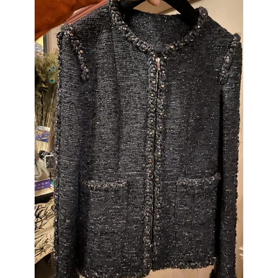 Pre-owned Chanel Black Tweed Jacket