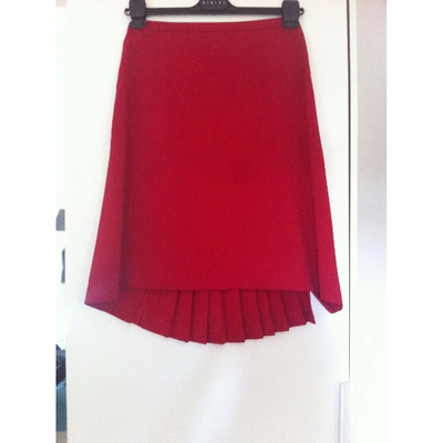 Pre-owned Moschino Cheap And Chic Mid-length Skirt In Red