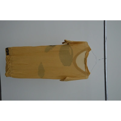 Pre-owned Topshop Tunic In Yellow