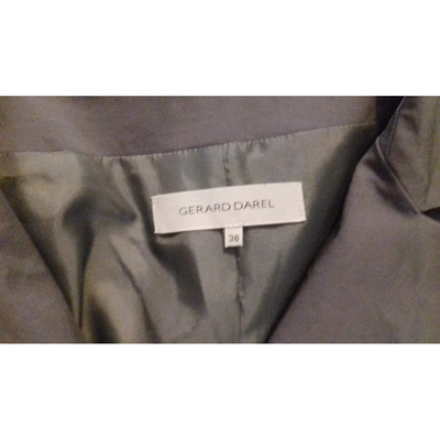 Pre-owned Gerard Darel Grey Cotton Jacket