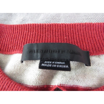 Pre-owned Alexander Wang Red Cotton  Top