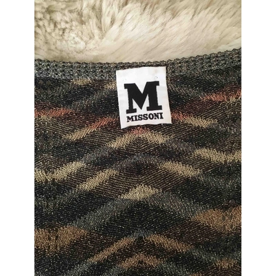 Pre-owned M Missoni Gold Synthetic Top
