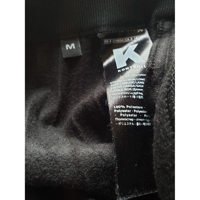 Pre-owned Kappa Mid-length Skirt In Black