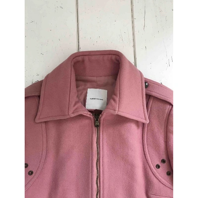 COSTUME NATIONAL Pre-owned Wool Jacket In Pink
